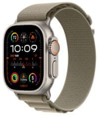 Apple Watch Ultra 2, Alpine Loop, Olive, Medium (MREY3CS/A)