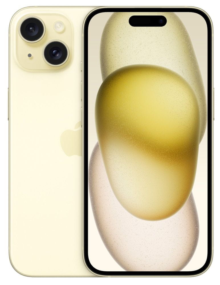 Levně Apple iPhone 15, 256GB, Yellow (MTP83SX/A)