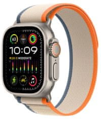 Apple Watch Ultra 2, Trail Loop, Orange/Beige, S/M (MRF13CS/A)