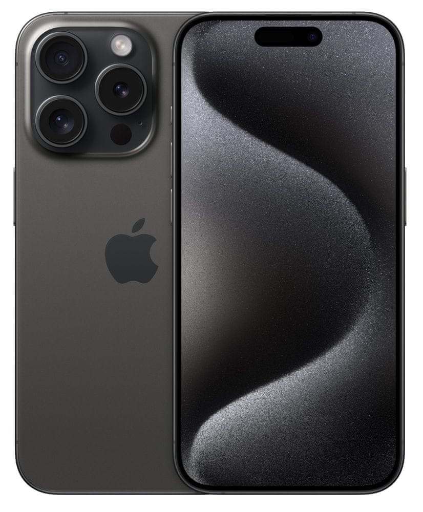 Levně Apple iPhone 15 Pro, 256GB, Black Titanium (MTV13SX/A)