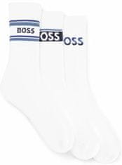 Hugo Boss 3 PACK - pánské ponožky BOSS 50502027-100 (Velikost 40-46)