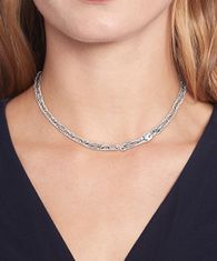 Tommy Hilfiger Masivní náhrdelník z oceli Contrast Link Chain 2780785