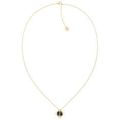 Tommy Hilfiger Moderní pozlacený náhrdelník Framed Stones 2780797