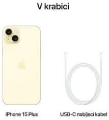 Apple iPhone 15 Plus, 128GB, Yellow (MU123SX/A)