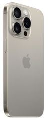 Apple iPhone 15 Pro, 128GB, Natural Titanium (MTUX3SX/A)