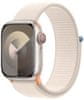 Apple Watch Series 9, Cellular, 41mm, Starlight, Starlight Sport Loop (MRHQ3QC/A)