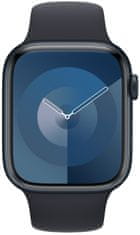 Apple Watch Series 9, Cellular, 41mm, Midnight, Midnight Sport Band - S/M (MRHR3QC/A)