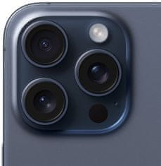 Apple iPhone 15 Pro Max, 1TB, Blue Titanium (MU7K3SX/A)
