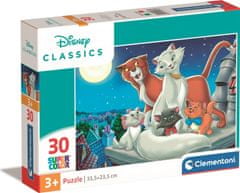 Clementoni Puzzle Disney klasika: Aristokočky 30 dílků