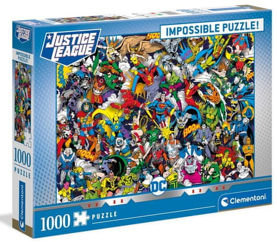 Clementoni Puzzle 1000 dílků Impossible - DC Comics