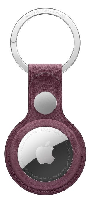 Levně Apple AirTag FineWoven Key Ring - Mulberry
