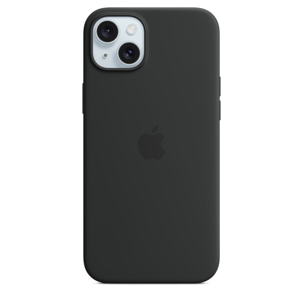 Levně Apple iPhone 15 Plus Silicone Case with MagSafe - Black