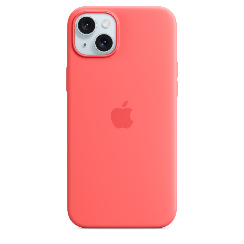 Levně Apple iPhone 15 Plus Silicone Case with MagSafe - Guava