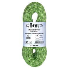 Beal Horolezecké lano Beal Rando 8mm zelená|20m