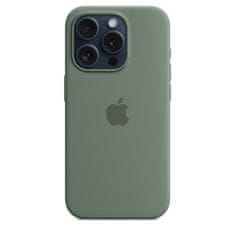 Apple iPhone 15 Pro Silicone Case with MagSafe - Cypress - rozbaleno