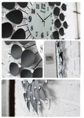 Luxma Velké moderní kovové elegantní hodiny 1204