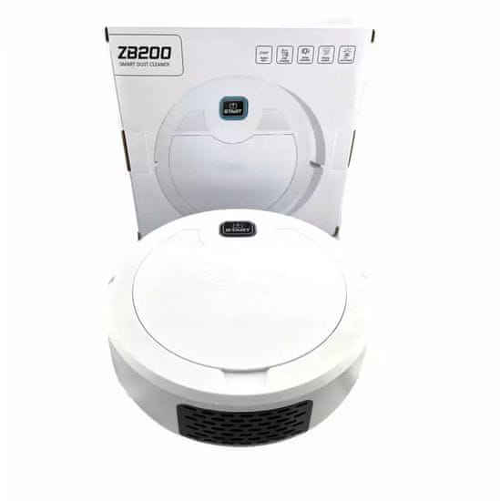 BEMI INVEST Robotický vysavač ZB200 s antivirovou UV dezinfekcí Barvy: černá