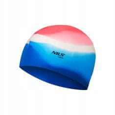 NILS Plavecká čepice silikonová NQC Multicolor M03 vícebarevná