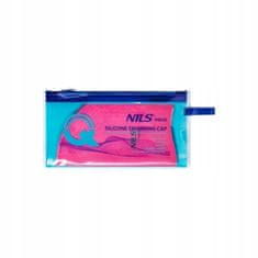 NILS Plavecká čepice silikonová NQC tmavě růžová