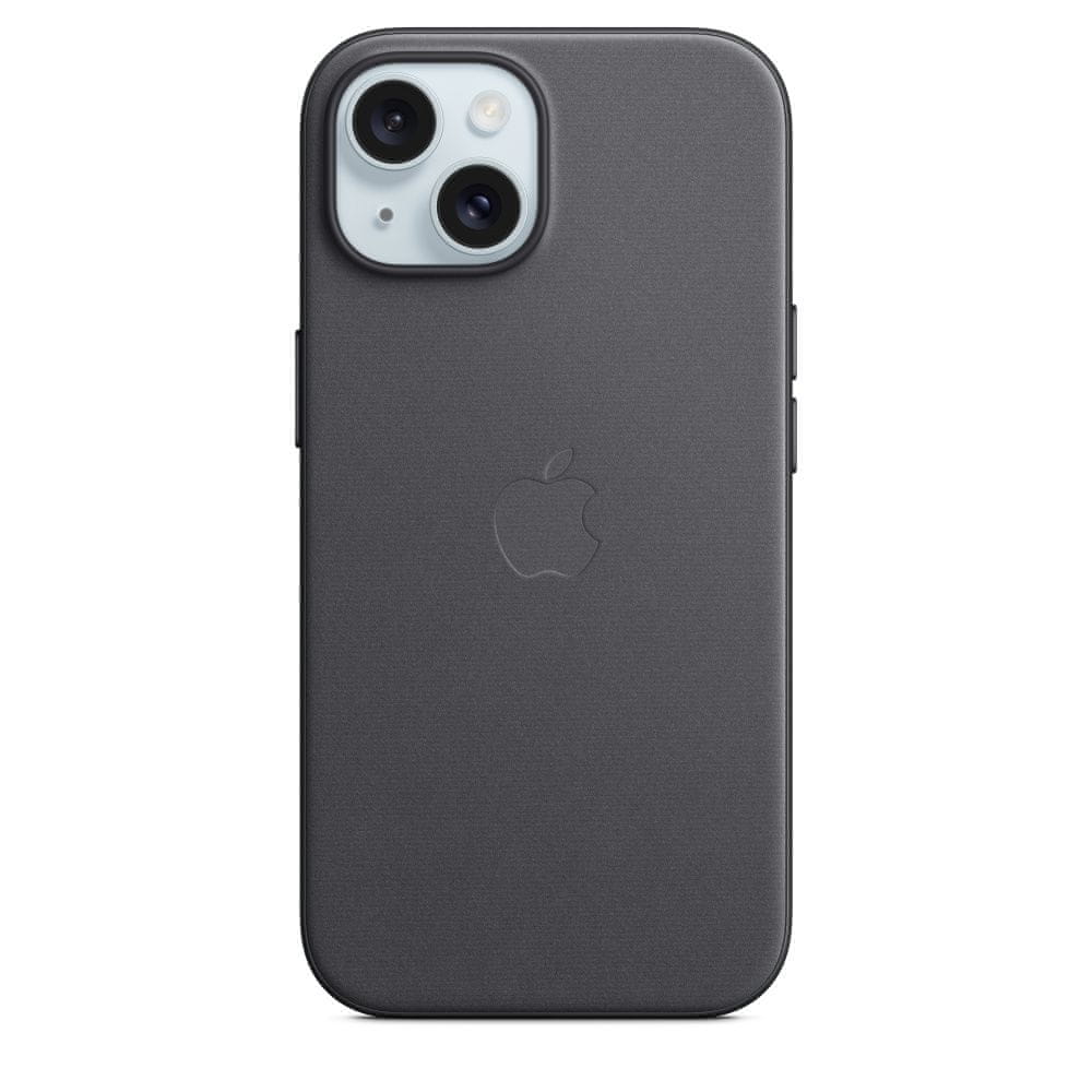 Levně Apple iPhone 15 FineWoven Case with MagSafe - Black
