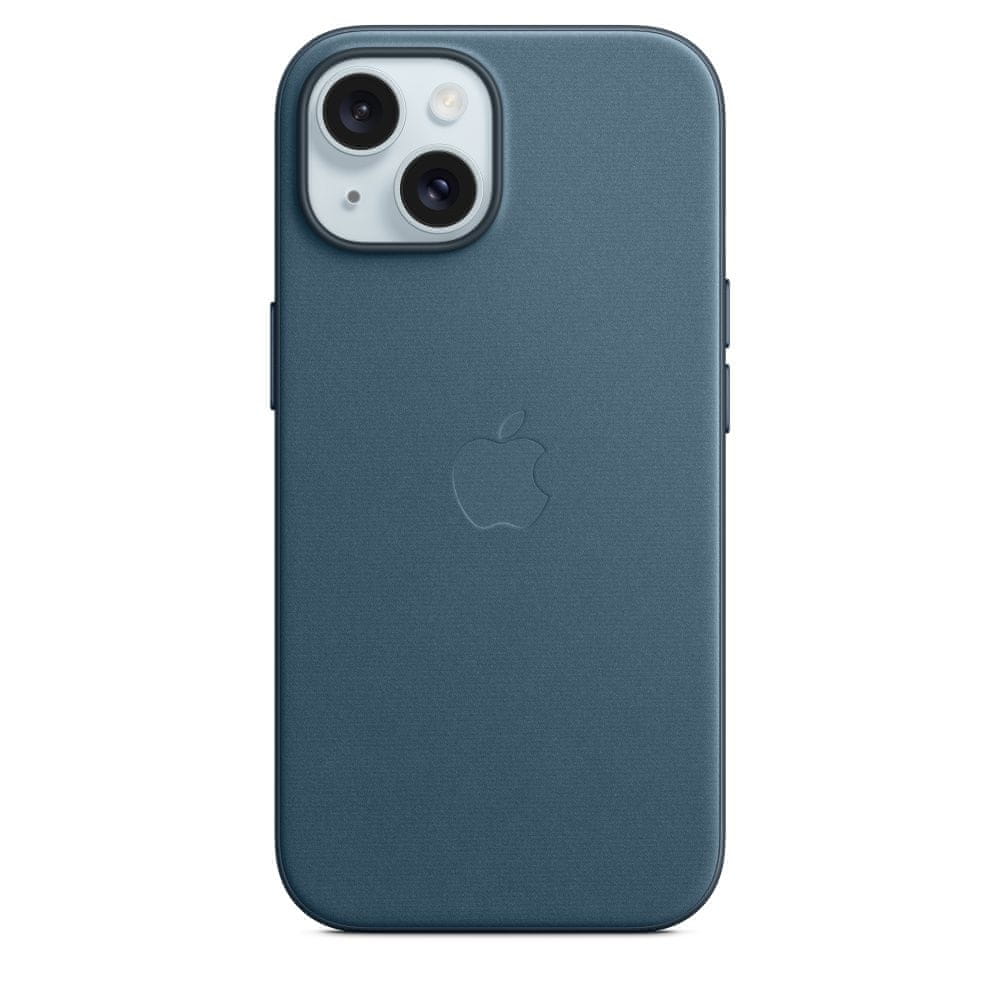 Levně Apple iPhone 15 FineWoven Case with MagSafe - Pacific Blue
