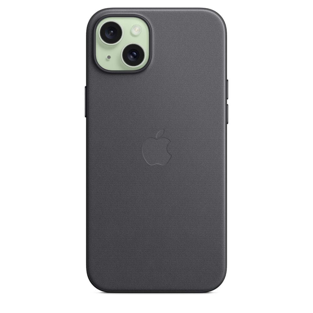 Apple iPhone 15 Plus FineWoven tok MagSafe funkcióval - Fekete