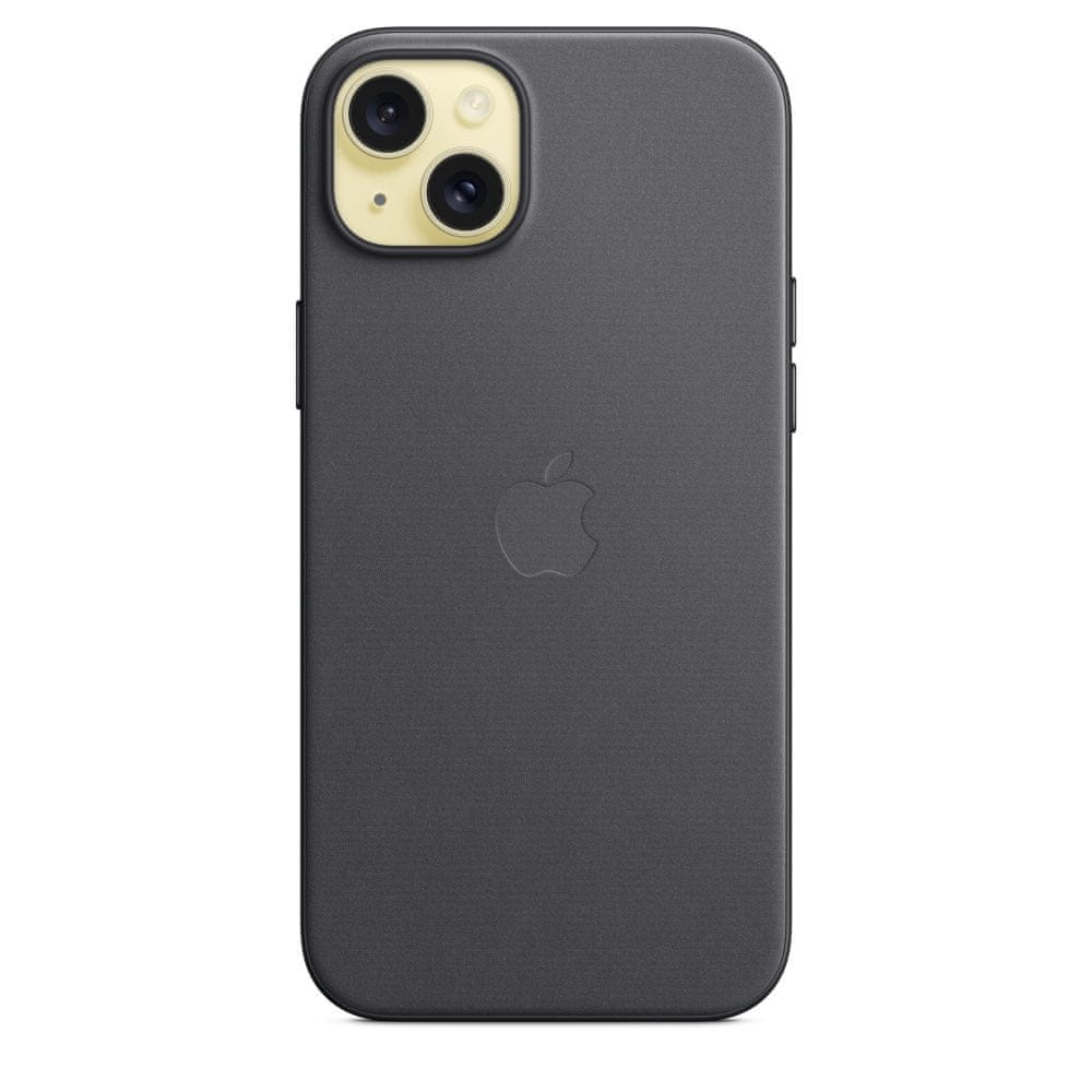 Apple iPhone 15 Plus FineWoven tok MagSafe funkcióval - Fekete