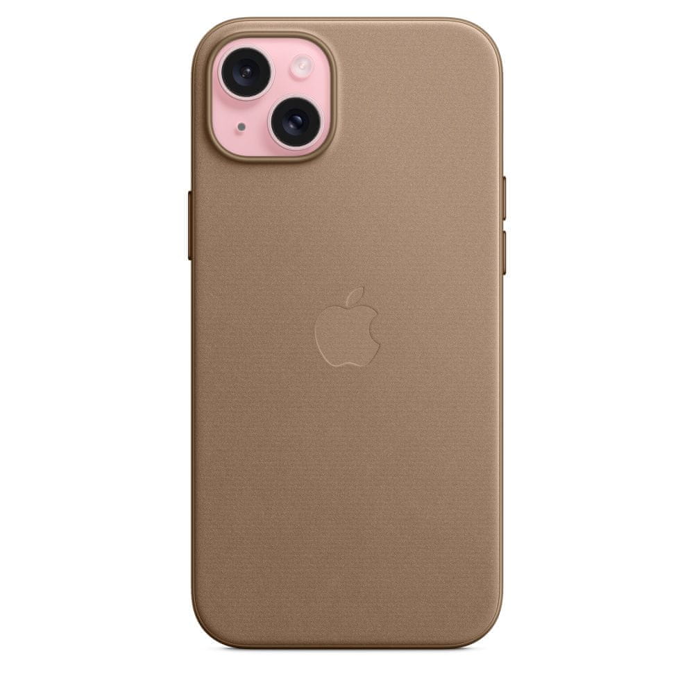 Levně Apple iPhone 15 Plus FineWoven Case with MagSafe - Taupe