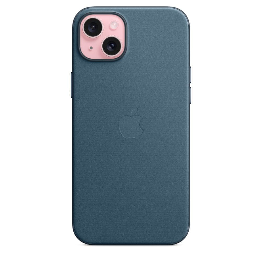 Apple iPhone 15 Plus FineWoven tok MagSafe-vel - Csendes-óceáni kék színben