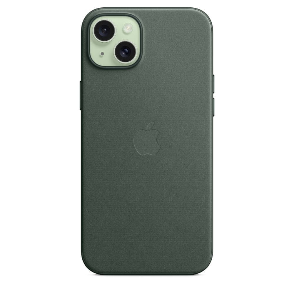 Levně Apple iPhone 15 Plus FineWoven Case with MagSafe - Evergreen