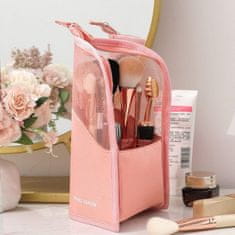 Northix Praktická taštička na makeup - růžová 