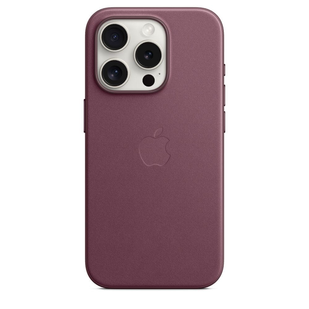 Levně Apple iPhone 15 Pro FineWoven Case with MagSafe - Mulberry