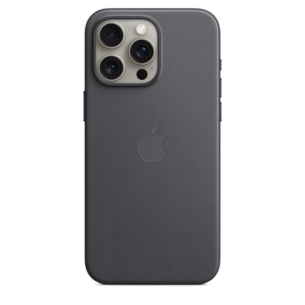 Levně Apple iPhone 15 Pro Max FineWoven Case with MagSafe - Black
