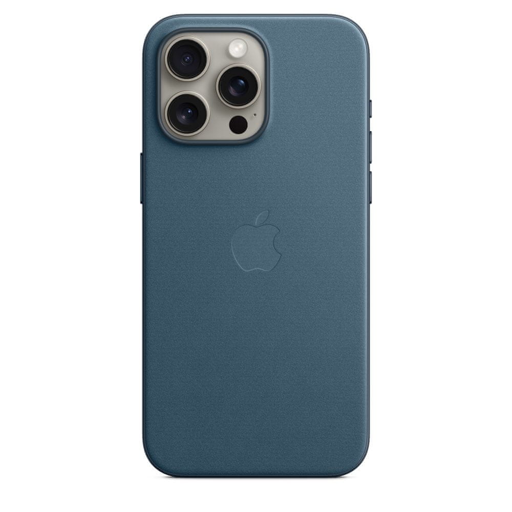 Levně Apple iPhone 15 Pro Max FineWoven Case with MagSafe - Pacific Blue