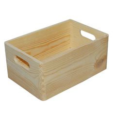 Dřevěná krabice s uchy 30x20
