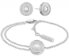 Calvin Klein Módní souprava ocelových šperků 35700009 (náušnice, náramek)