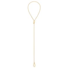 Calvin Klein Dlouhý variabilní pozlacený náhrdelník Sculptural 35000442