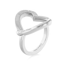 Calvin Klein Romantický ocelový prsten Heart 35000439 (Obvod 56 mm)