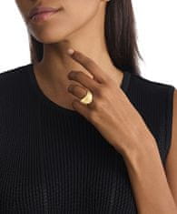 Calvin Klein Masivní pozlacený prsten Trends 35000441 (Obvod 56 mm)