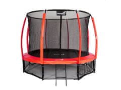 Jumpi 312cm/10FT Maxy Comfort Plus Červená zahradní trampolína s vnitřní mřížkou