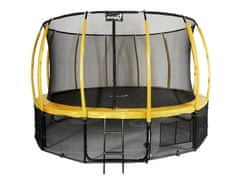 Jumpi 487cm/16FT Maxy Comfort Plus žlutá zahradní trampolína s vnitřní mřížkou