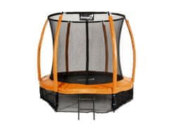 Jumpi 252cm/8FT Maxy Comfort Plus Orange Zahradní trampolína s vnitřní sítí