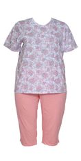 Nadměrky Hela Halka pyžamo růžové 54
