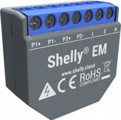 Shelly EM Controller Měření proudu 2CH 2 kanály WiFi, Shelly EM
