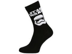 sarcia.eu Černobílé pánské ponožky s obrázkem Stormtroopera STAR WARS 39-42 EU