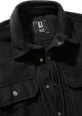BRANDIT košile Jeff Fleece Shirt Long Sleeve černá Velikost: XXL