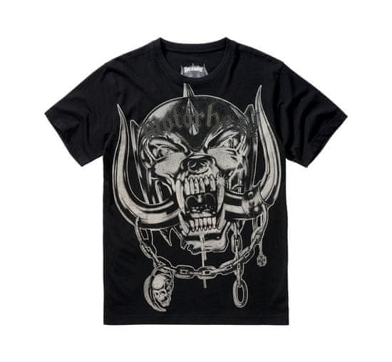 BRANDIT tričko Motörhead T-Shirt Warpig Print Černá Velikost: S