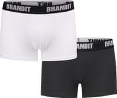 BRANDIT boxerky 2ks/balení - černá/bílá Velikost: XL
