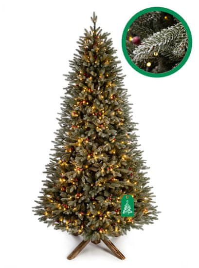 Vánoční stromek Smrk Snow Edition LED 180 cm