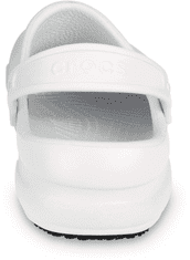 Crocs Work Bistro Clogs Unisex, 43-44 EU, M10W12, Pantofle, Dřeváky, White, Bílá, 10075-100